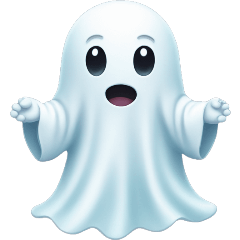 Kawaii Ghost emoji