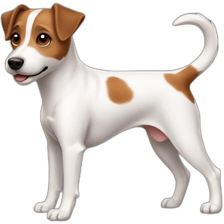 dog Jack Russell Terrier full body emoji