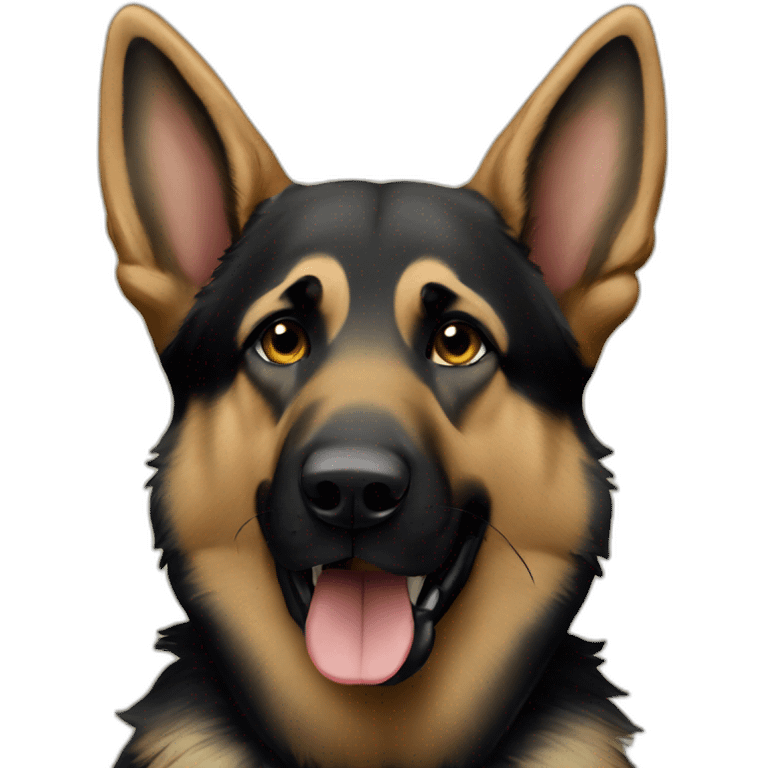 German shepherd Purdue jersey emoji