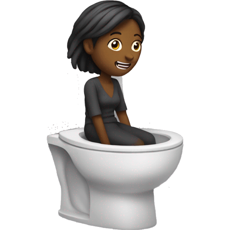 Night trips to the toilet woman emoji