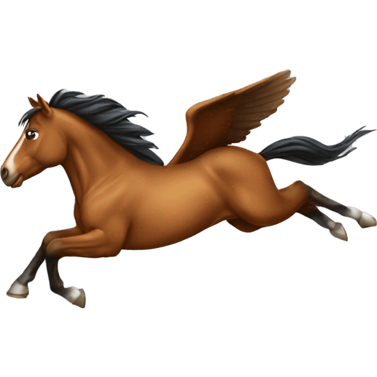 horse flying  emoji