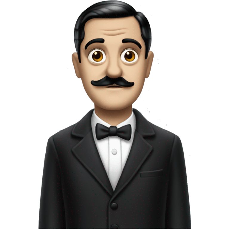 Gomez Addams,cute,showing off, show full body, accessories  emoji