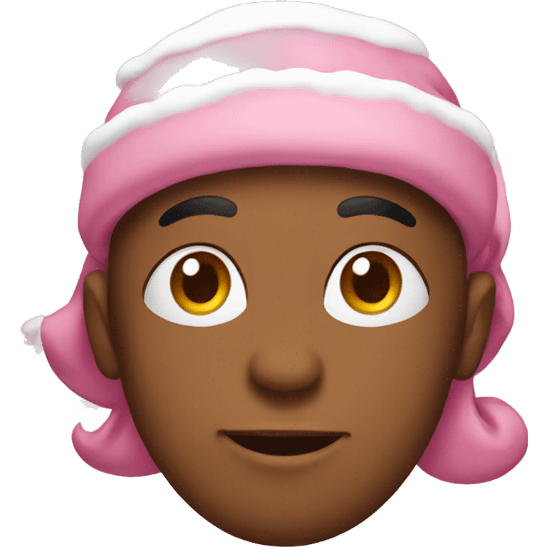 Pink chistmas emoji