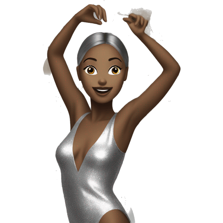 Studio 54 girl dancing  emoji