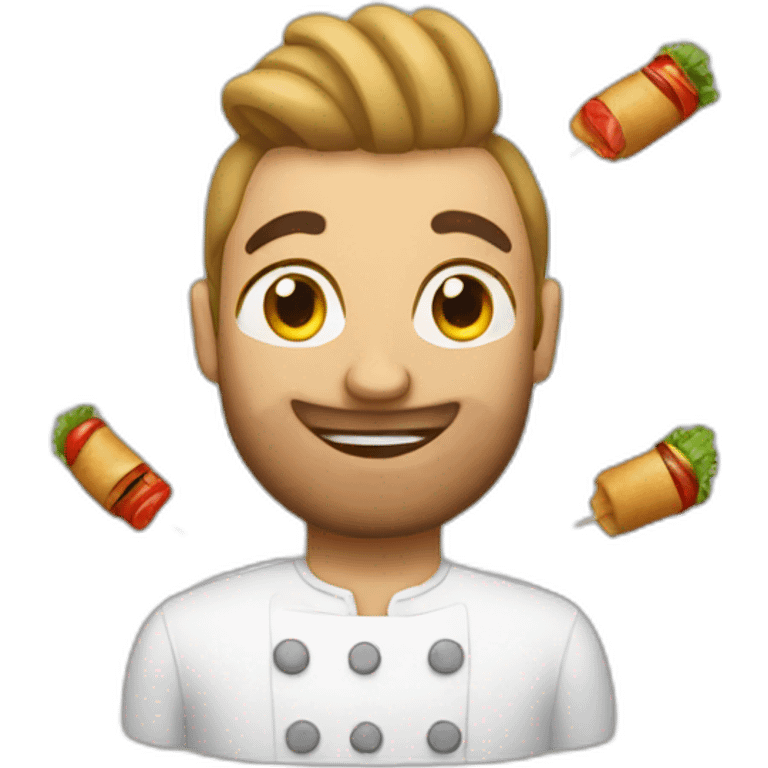 Jazz and kebab emoji