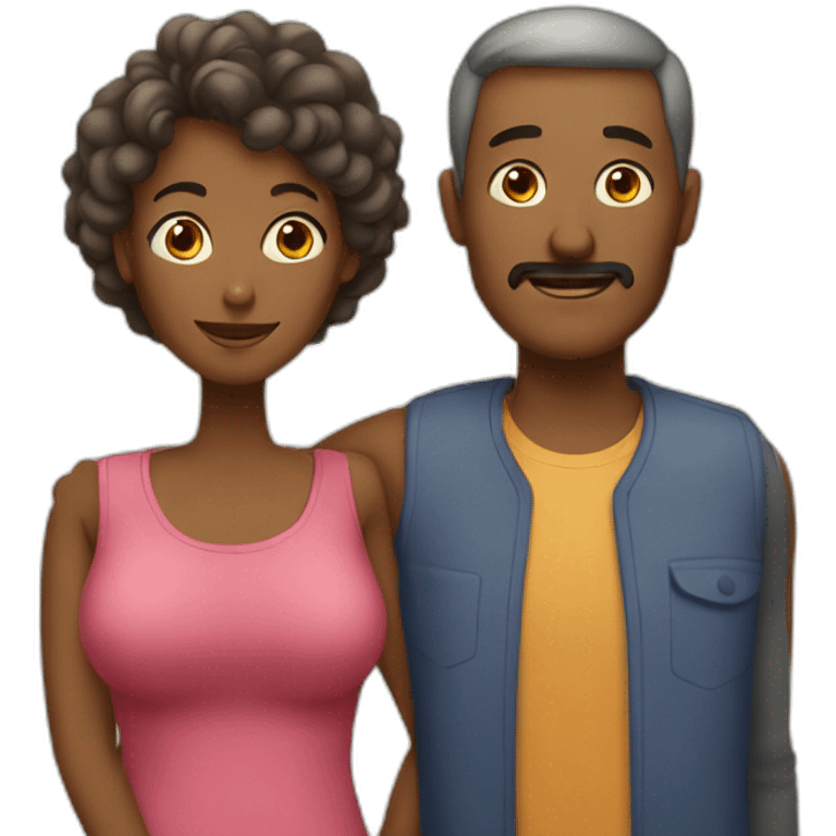 a father and mother emoji