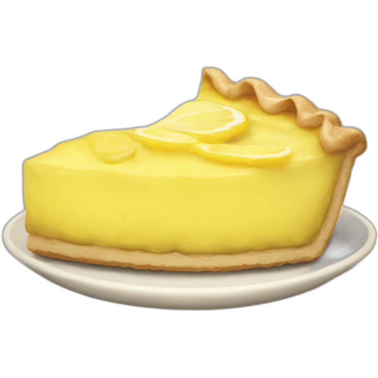 Lemon pie emoji