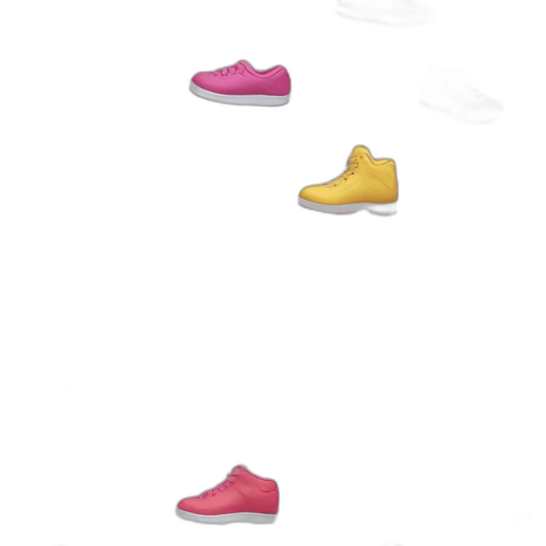 Paire de chaussures de fille emoji