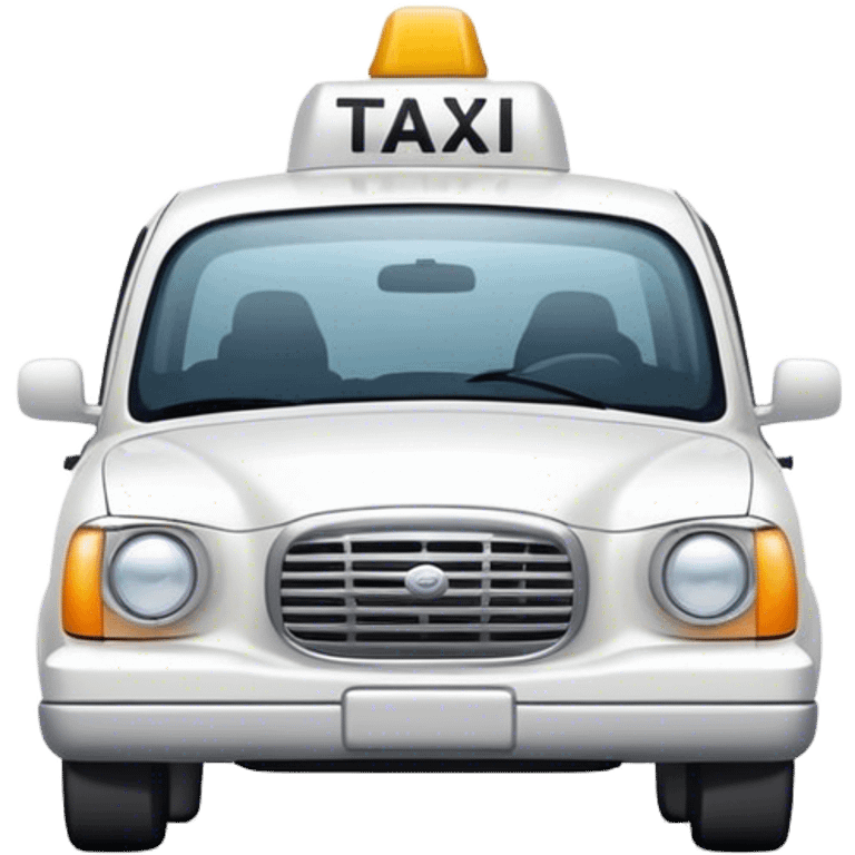  white taxi emoji