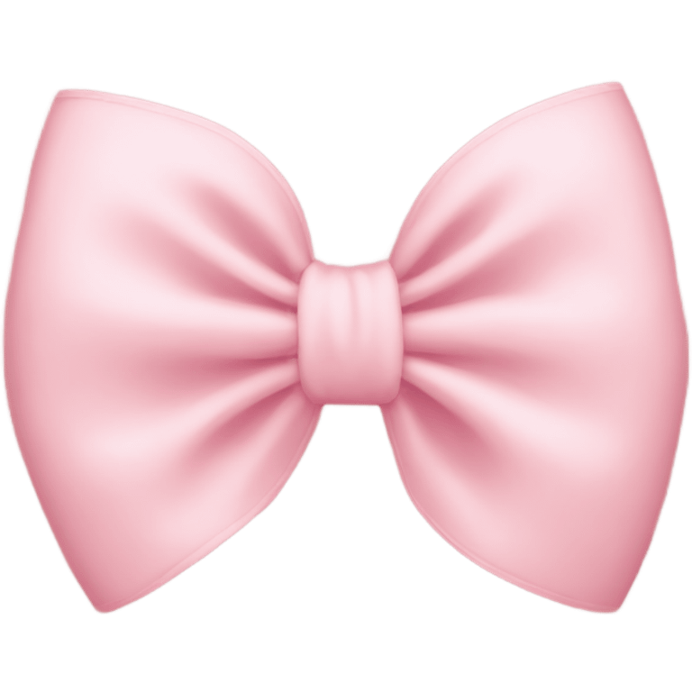 light pink bow on light pink bow emoji