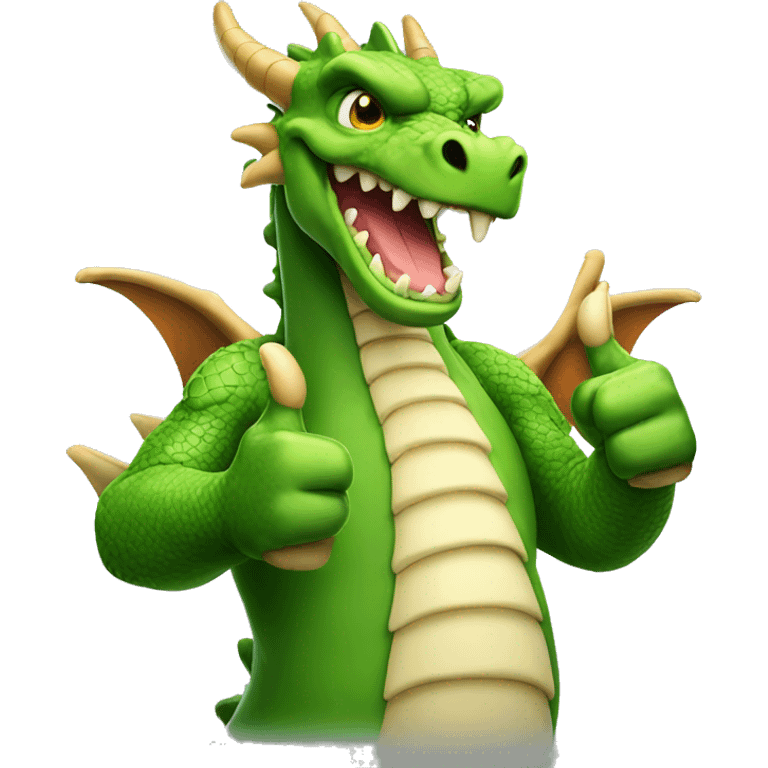 dragon doing thumbs up emoji