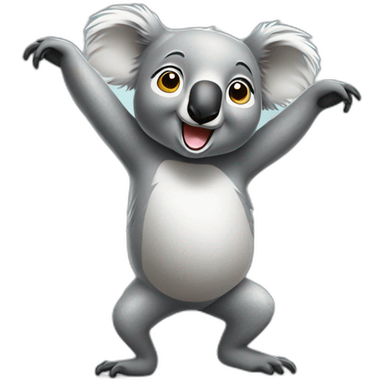 dancing koala emoji