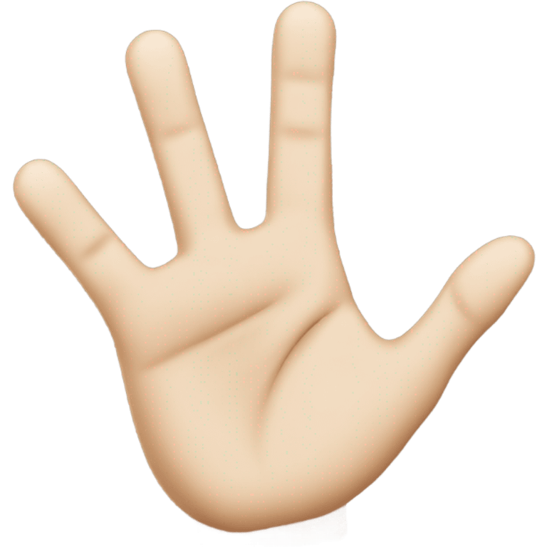 front of hand, one finger pointing  emoji