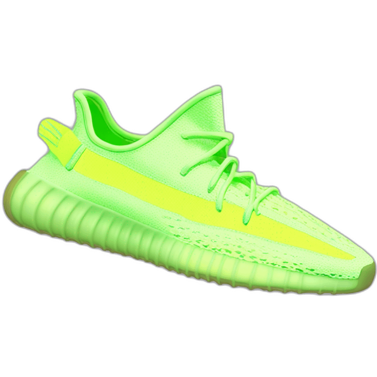 Adidas Yeezy neon 350 emoji