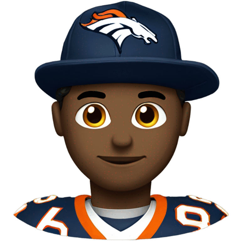 Broncos Football Player with loser hat emoji