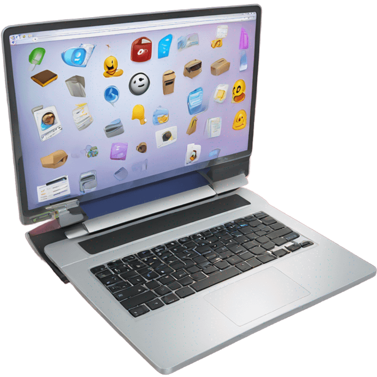 opened laptop emoji