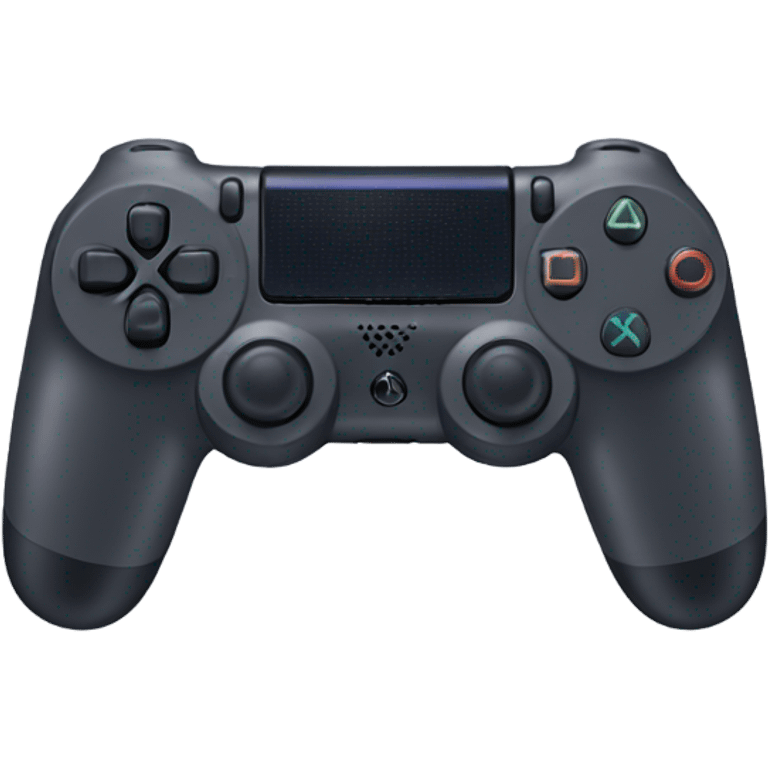 playstation 4 with controller emoji