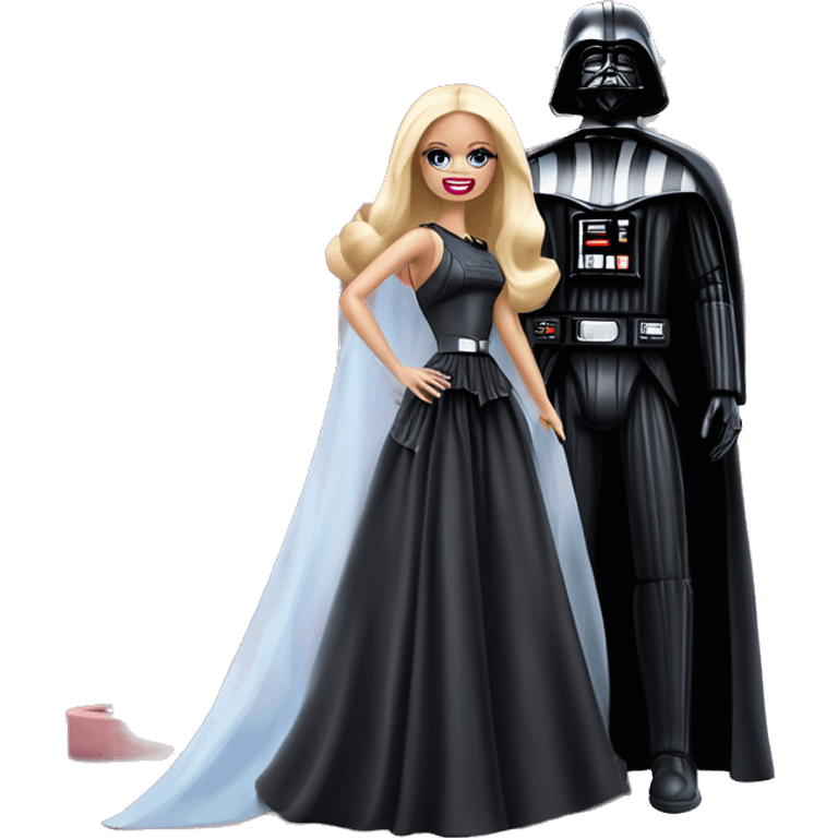 Darth Vader and Barbie’s very dusty old disturbing disgusting ghostly haunted horror dream mansion  emoji