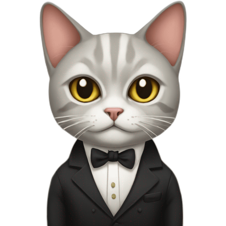 The Godfather mafia cat  emoji