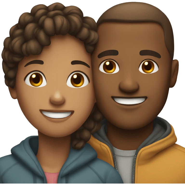 smiling couple emoji