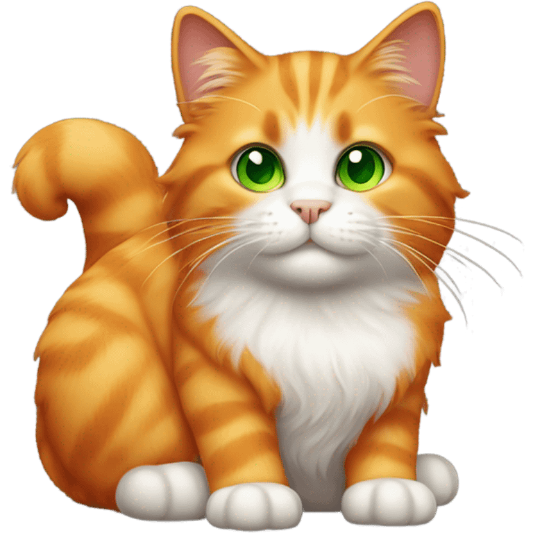 Orange cat emoji