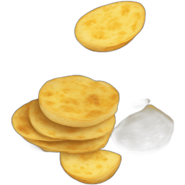 Tortilla de patatas con cebolla española emoji