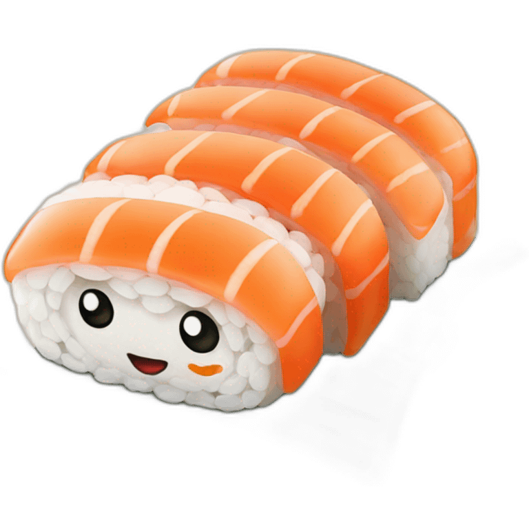 sushi with shrimp emoji