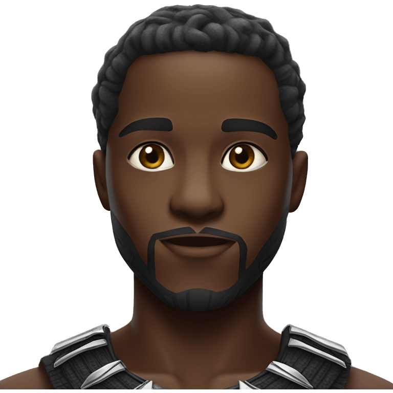 Black panther marvel wakanda forever text emoji  emoji