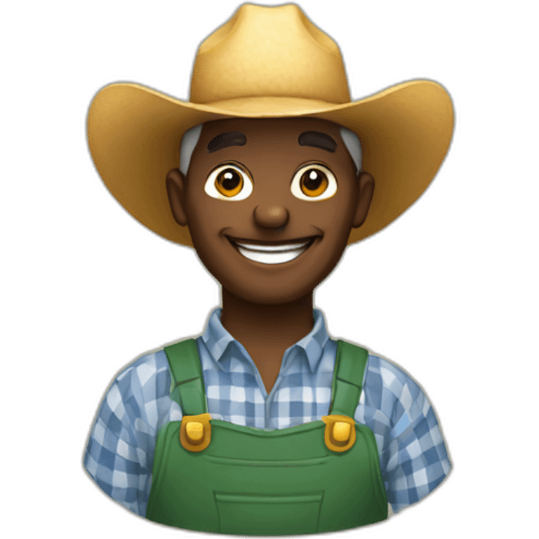 happy-farmer emoji