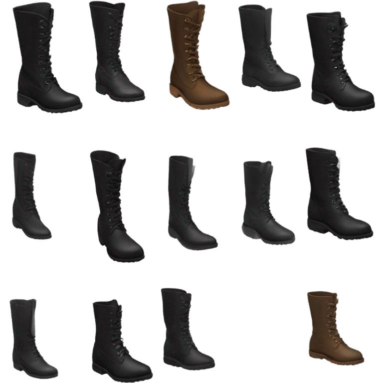 black boots emoji