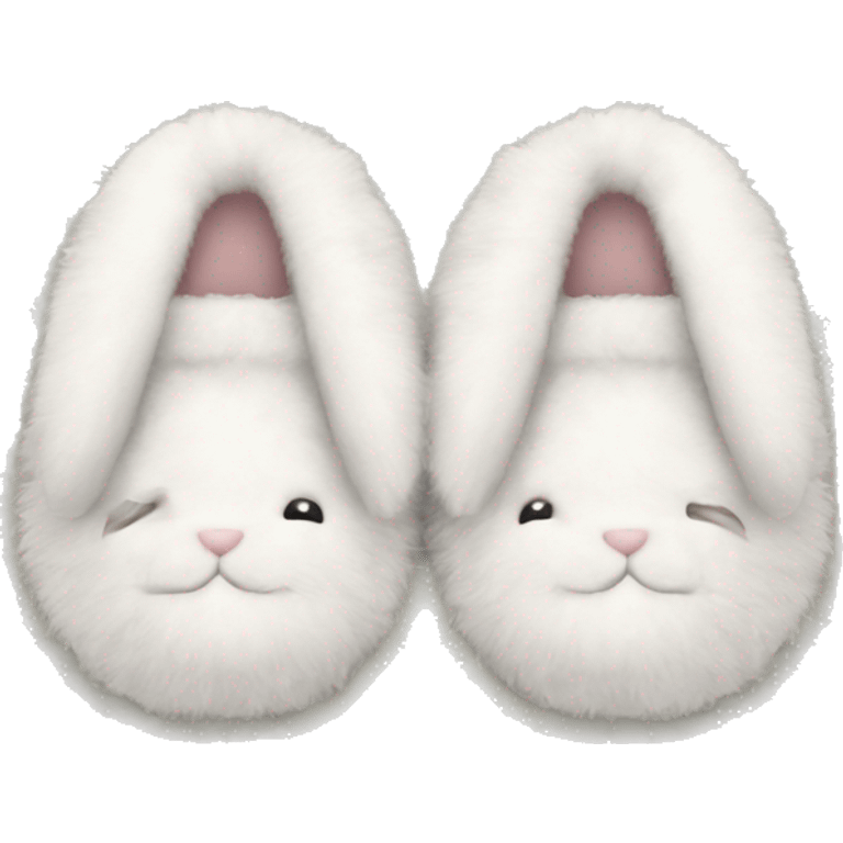 fluffy bunny slippers emoji