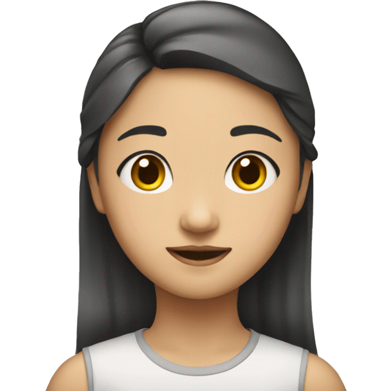 Asian girl emoji