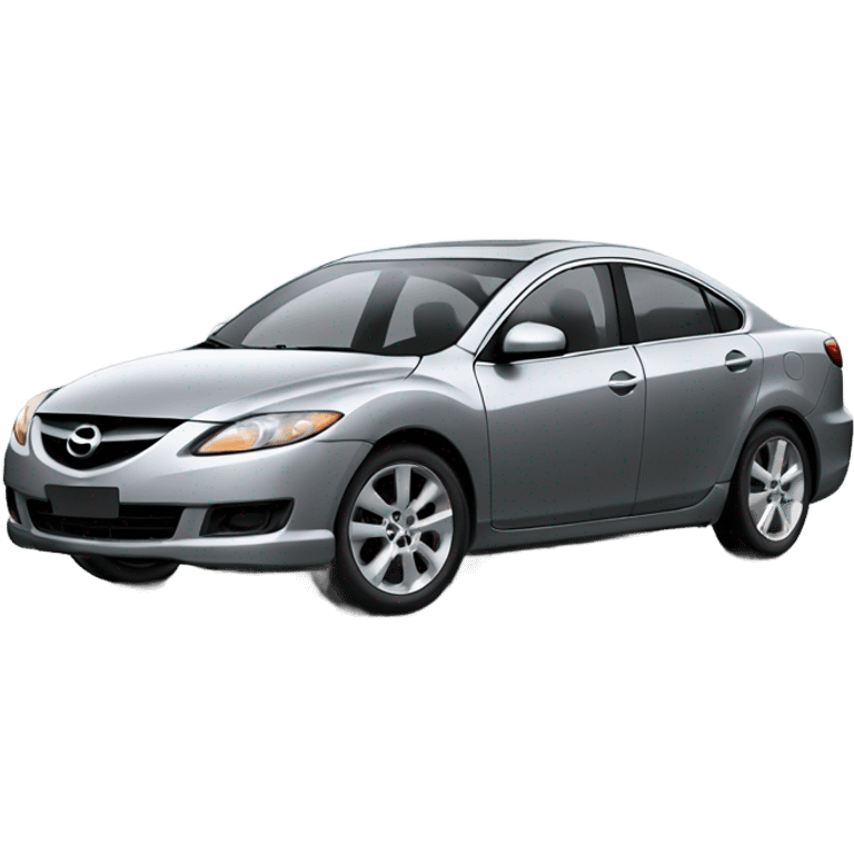 2008 gray Mazda 6i car emoji