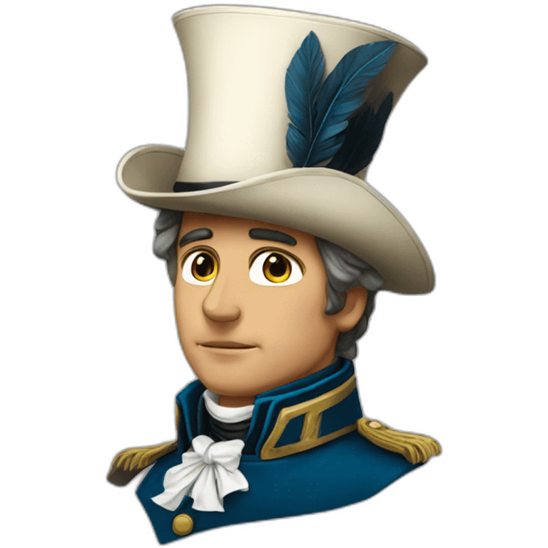 Napoléon with his hat emoji