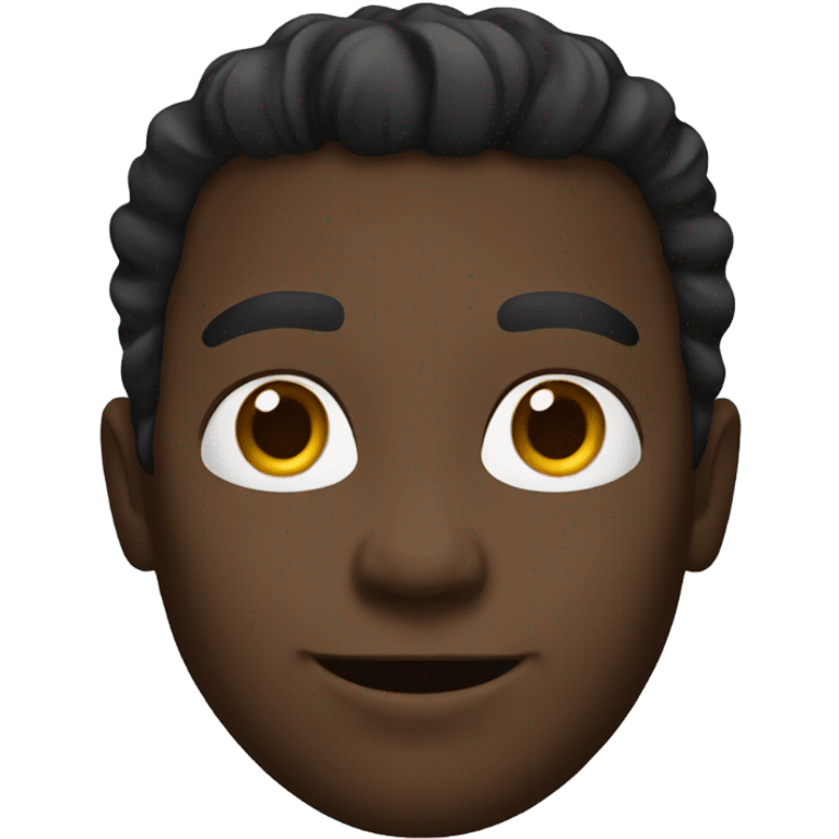 black man emoji