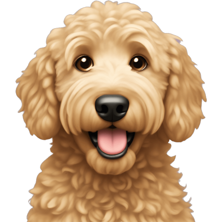 Golden doodle ￼  emoji