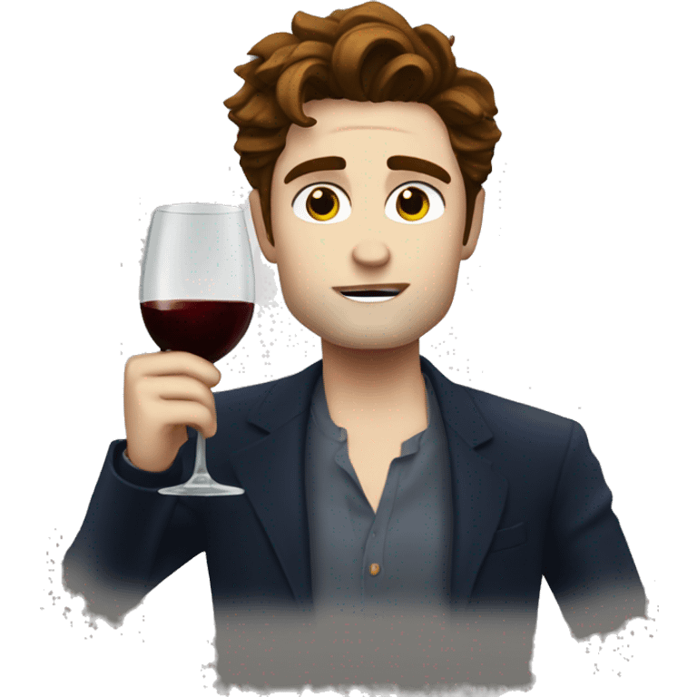 edward cullen drinking wine emoji