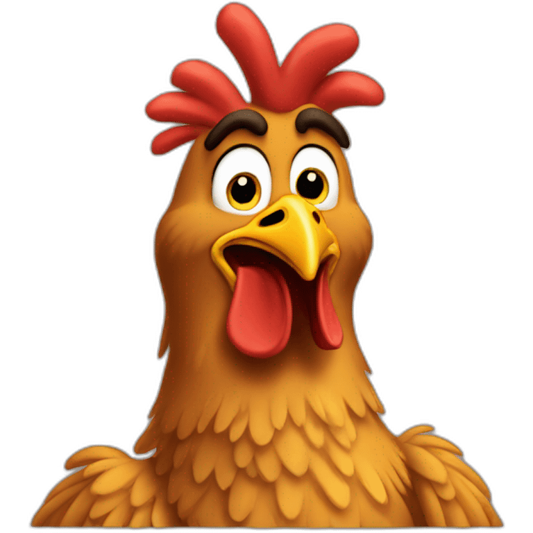 chicken run emoji