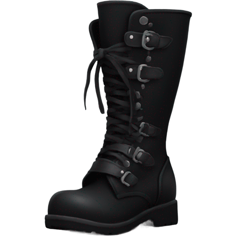 Goth boots emoji