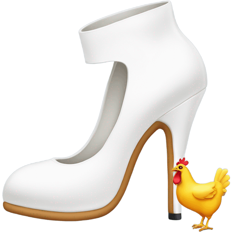 https://www.emojis.com/emoji/chicken-legs-dxdGnb3NyT in https://www.emojis.com/emoji/white-heels-dBHVNfnh5e3 emoji