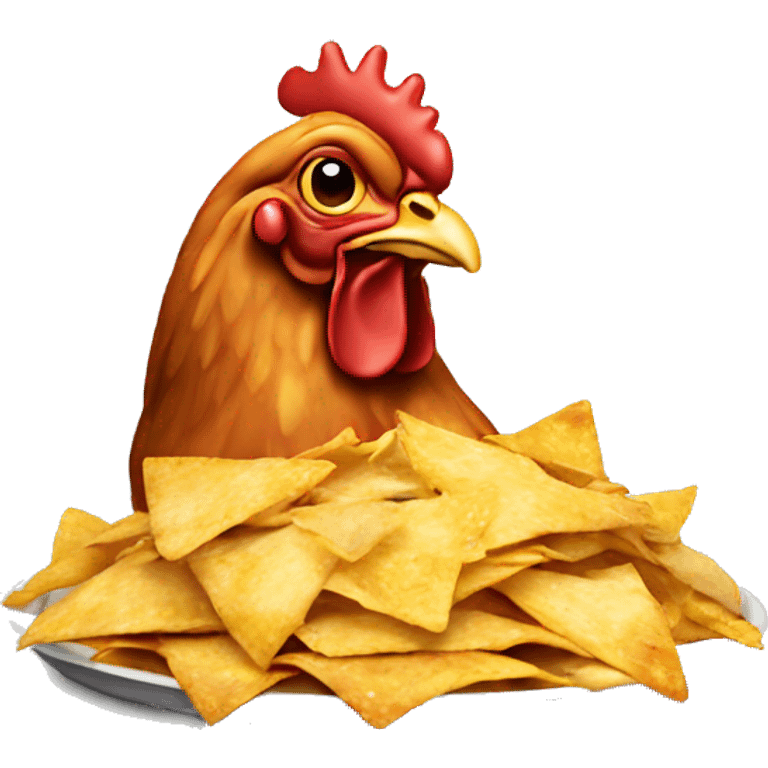 Chicken nachos emoji