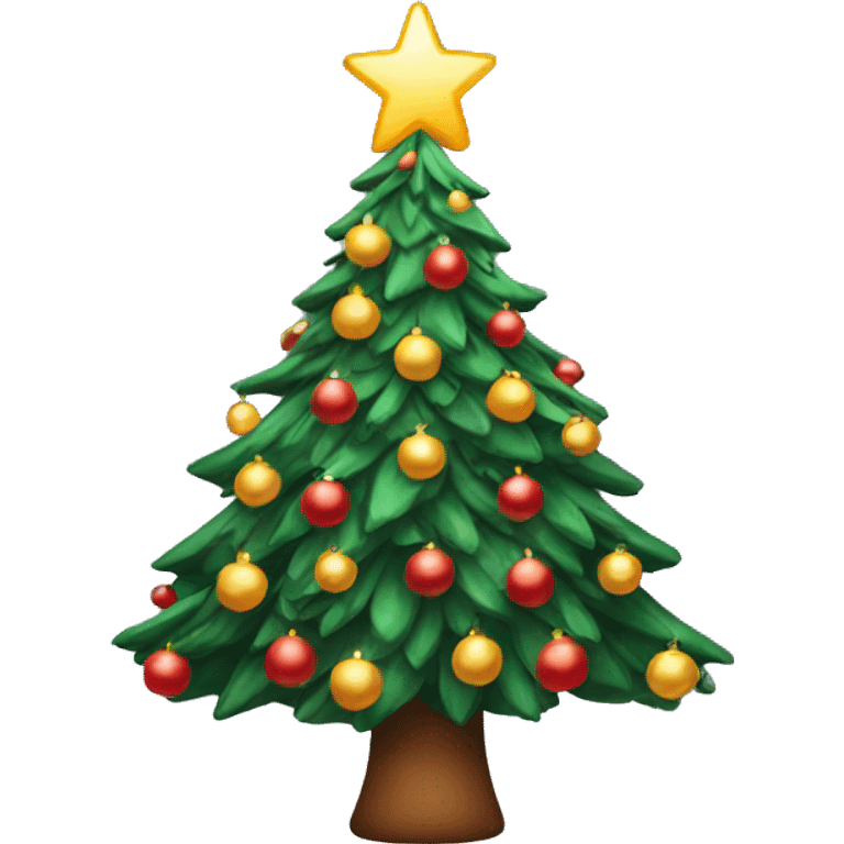 Aesthetic Christmas tree emoji