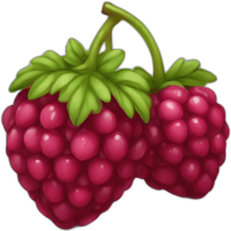 Une framboise emoji