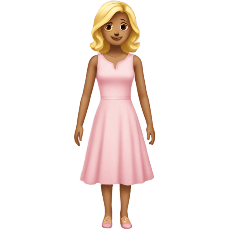 light pink dress emoji