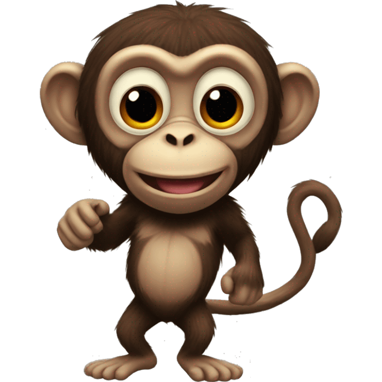 a halloween monkey emoji