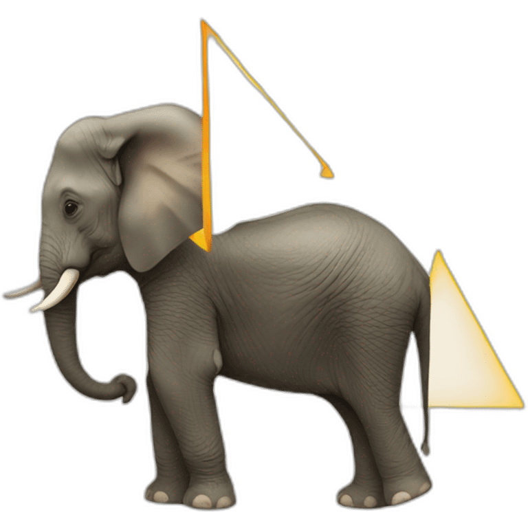 triangle elephant a emoji