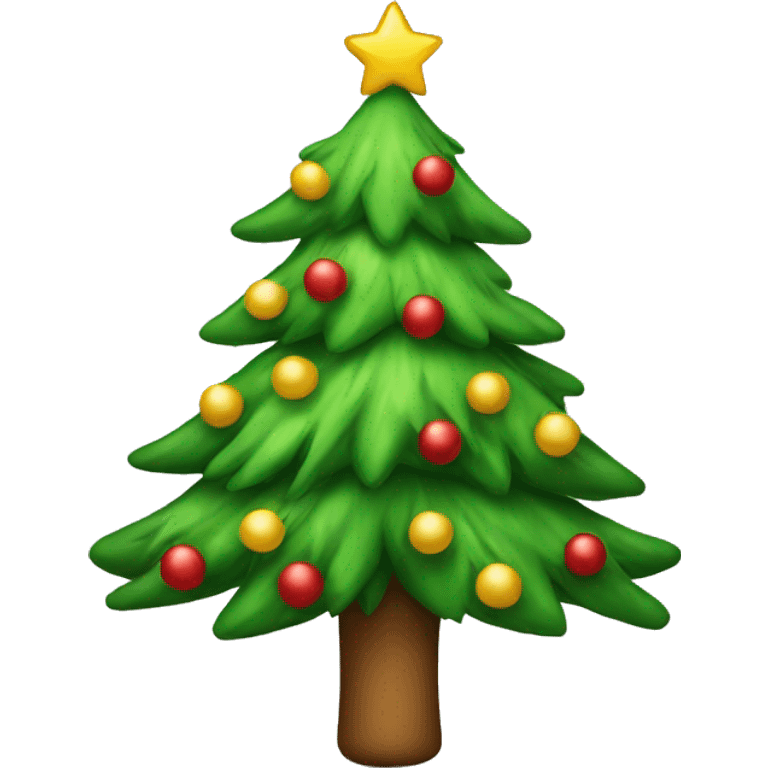 cute christmas tree  emoji