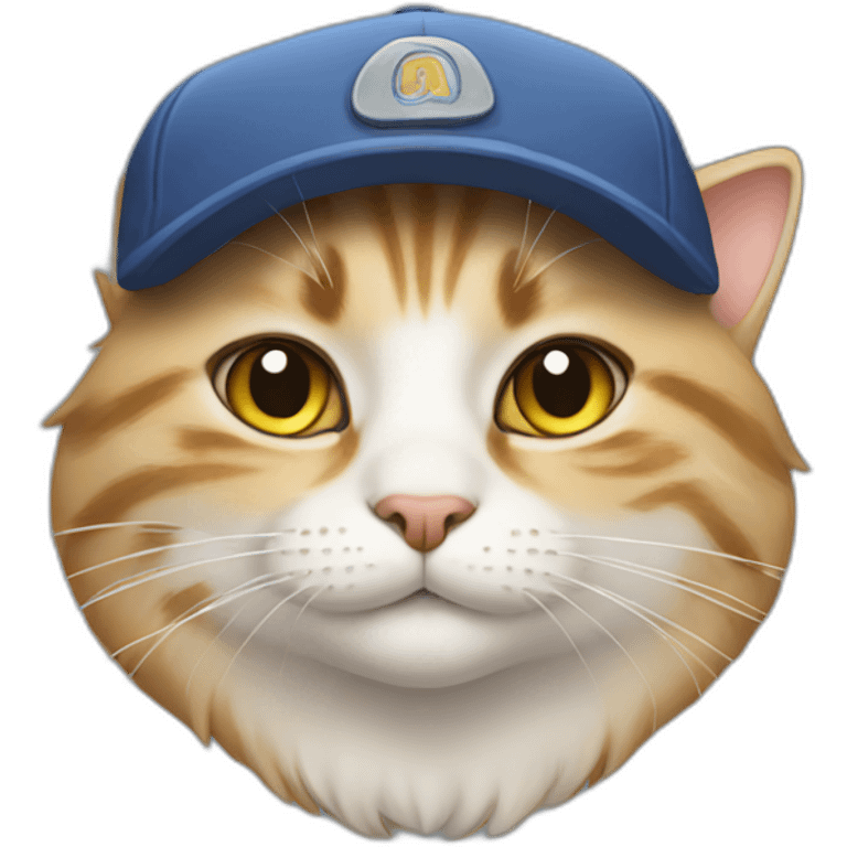 cat with cap emoji