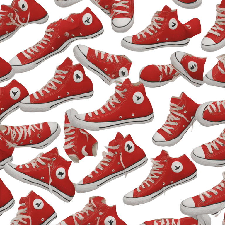 red converse emoji