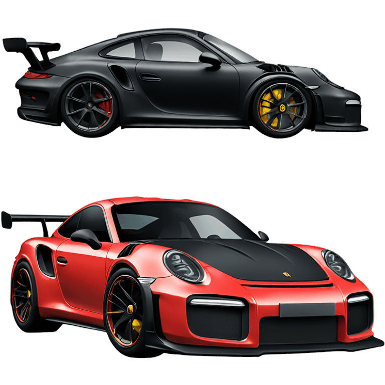 Porsche gt2 rs custom like the character itachi from Naruto made it emoji